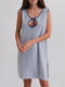 Сорочка нічна для вагітних синя | 5904940 | фото 4