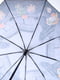 Зонт-полуавтомат серый в принт | 5903283 | фото 5
