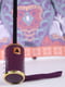 Зонт-полуавтомат фиолетовый в принт | 5903286 | фото 4
