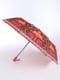 Зонт-полуавтомат красный в принт | 5903287 | фото 3