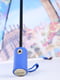 Зонт-полуавтомат синий в принт | 5903293 | фото 4