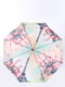 Зонт-полуавтомат разноцветный в принт | 5903296