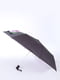 Зонт-полуавтомат черный с цветочным принтом | 5903300 | фото 3