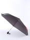 Зонт-полуавтомат черный с цветочным принтом | 5903301 | фото 3