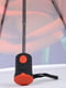 Зонт-полуавтомат черный с цветочным принтом | 5903301 | фото 4