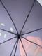 Зонт-полуавтомат черный с цветочным принтом | 5903301 | фото 5