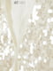 Накидка белая, декорированная пайетками | 5876559 | фото 2