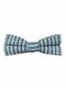 Краватка-метелик блакитна в смужку | 5907767