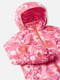 Куртка рожева з квітковим принтом | 5908718 | фото 3
