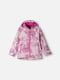 Куртка розовая с принтом | 5908915