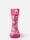 Сапоги резиновые розовые с принтом | 5908978 | фото 4