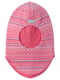 Шапка-шлем розовая с орнаментом | 5908784 | фото 4
