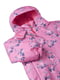 Куртка розовая с цветочным принтом | 5908831 | фото 4