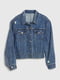 Куртка джинсовая синяя | 5909291 | фото 4