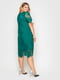 Платье-футляр зеленое с узором | 5909159 | фото 2