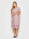 Сукня-футляр рожева з візерунком | 5909160 | фото 2