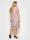 Платье-футляр розовое с узором | 5909160 | фото 3