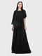 Сукня А-силуету чорна | 5910981 | фото 2