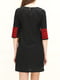 Платье черное с орнаментом | 5914140 | фото 3
