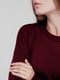 Платье-свитер бордовое | 5915170 | фото 4