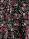 Сукня А-силуету чорна в квітковий принт | 5917214 | фото 2