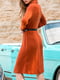 Сукня-сорочка теракотового кольору | 5917546 | фото 4