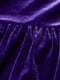 Платье А-силуэта фиолетовое бархатное | 5917902 | фото 2
