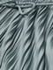 Платье А-силуэта бирюзовое плиссированное | 5917932 | фото 2