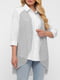 Блуза белая с узором | 5917956 | фото 2