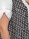 Блуза біло-сіра з візерунком | 5917957 | фото 7
