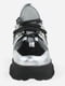 Кроссовки серебристо-черного цвета | 5916180 | фото 3