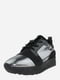 Кросівки сріблясто-чорного кольору | 5916201 | фото 4