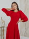 Сукня А-силуету червона | 5920013 | фото 3
