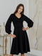 Сукня А-силуету чорна | 5920030 | фото 3