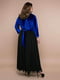 Сукня вечірня синьо-чорна | 5918910 | фото 4