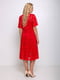 Платье А-силуэта красное | 5918913 | фото 2