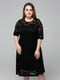 Платье А-силуэта черное | 5918914 | фото 3