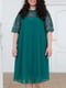 Сукня А-силуету малахітового кольору | 5919027