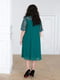 Платье А-силуэта малахитового цвета | 5919027 | фото 2