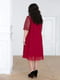 Платье А-силуэта темно-красное | 5919028 | фото 2