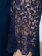 Сукня А-силуету темно-синя | 5919029 | фото 4