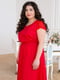 Платье А-силуэта красное | 5919084 | фото 3