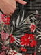 Сукня А-силуету чорна з квітковим принтом | 5919090 | фото 4