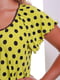 Сукня-футляр жовта в горошок | 5919156 | фото 3