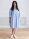 Сукня-сорочка блакитна | 5919165 | фото 2