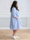Сукня-сорочка блакитна | 5919165 | фото 3