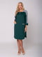 Платье А-силуэта зеленое | 5919170 | фото 4