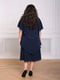 Сукня А-силуету темно-синя | 5919209 | фото 4