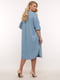 Сукня-сорочка сіро-блакитна | 5919241 | фото 2
