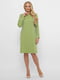 Сукня А-силуету світло-оливкового кольору | 5919268 | фото 2